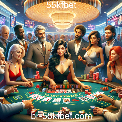 A Experiência Imersiva do Cassino Ao Vivo no 55kfbet